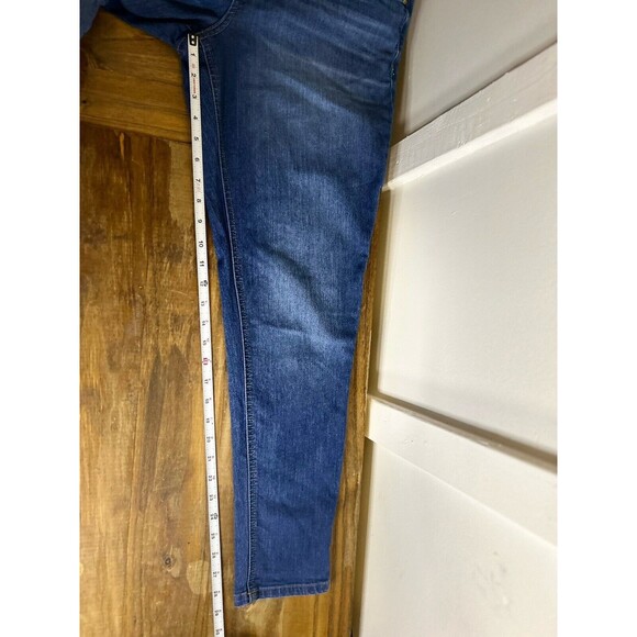 Democracy AB Technology Elastic Waist Denim Blue Jeans Women's Size 14 - Picture 7 of 7